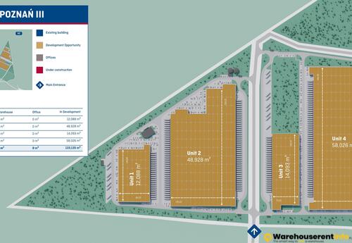 Warehouses to let in P3 Poznan III