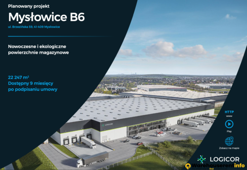Warehouses to let in Logicor Myslowice B6